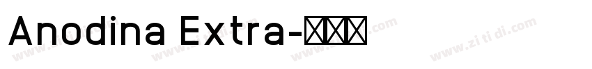 Anodina Extra字体转换